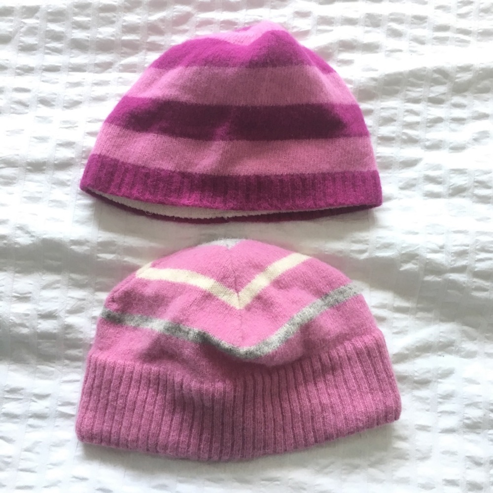 Pink GAP beanies Lambs-Wool
